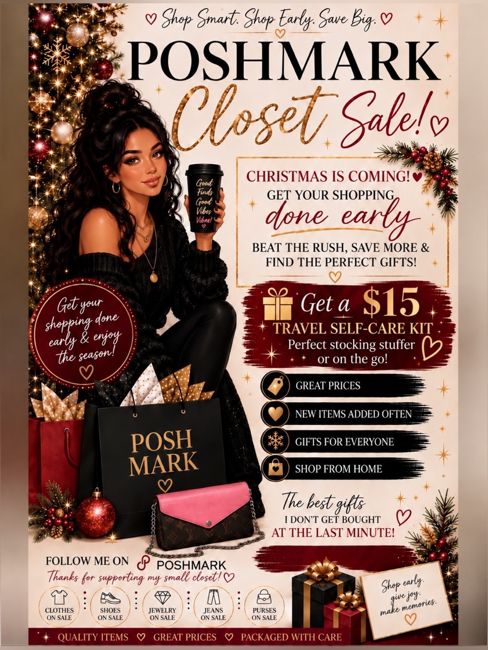LOWER PRICES ON EVERYTHING let’s get poshing